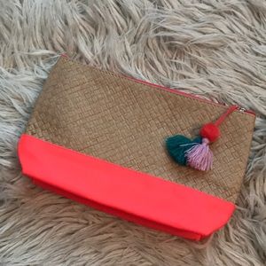 Sephora Summer Clutch/makeup tassel bag